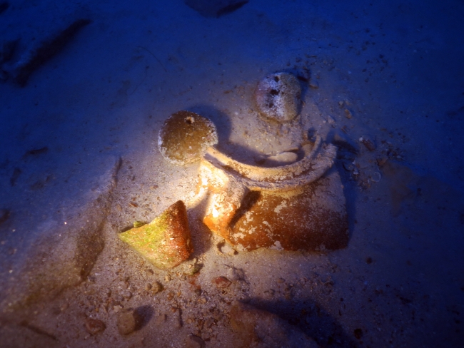 Bozburun su altı kazılarında 4 bin yıllık çok sayıda eser gün yüzüne çıktı. Fotoğraf: AA